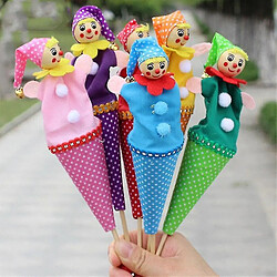 Universal 6pcs rétractable Polon de clown souriant rétractable drôle telescopique cache et recherche de jeu de poupée en peluche 