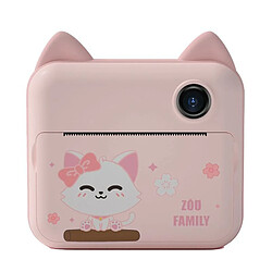 Yonis Mini Imprimante Enfant Caméra Rose Chat