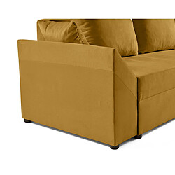 Acheter Bestmobilier Mike - canapé d'angle réversible - 4 places - convertible avec coffre - en velours