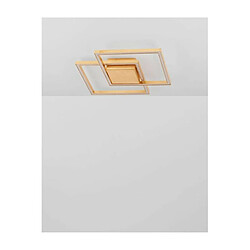 NOVA LUCE Plafonnier BILBAO Feuille d'Or LED 25 W