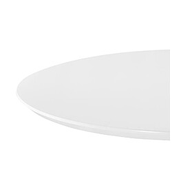 Alterego Mange-debout / table haute 'MADISON' blanche - Ø 90 cm pas cher