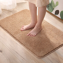 LUUCOZK Tapis de bain antidérapants absorbants à séchage rapide pour salle de bain - Champagne-60x110cm 