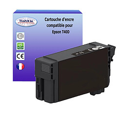 T3Azur Cartouche d'encre compatible avec Epson SureColor SC-T3100N, SC-T5100, T40D1 Noire 