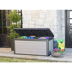 Keter Boîte de rangement de jardin Premier 570 L Gris