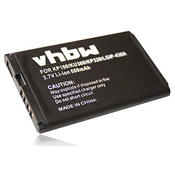 vhbw Li-Ion Batterie 600mAh pour LG CB630.