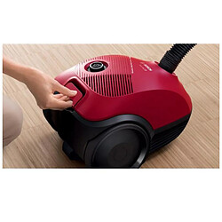 Aspirateur traineau 600w 80db rouge - bgbs2rd1 - BOSCH pas cher