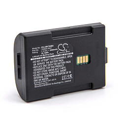 vhbw Li-Ion batterie 3400mAh (7.4V) pour scanner de code-barres terminal carte de crédit et de débit POS comme LXE 159904-0001 