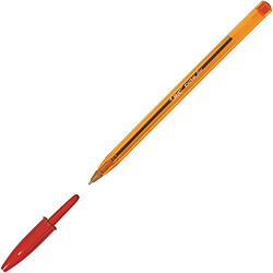 Crayon Bic Cristal Fine Rouge 0,3 mm (50 Unités)