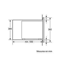 Micro-ondes encastrable 25l 900w inox - bf550lmr0 - SIEMENS