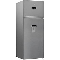 Beko RDNE455E30 Réfrigérateur Deux Porte 455L 50Hz 39dB Congélateur en Haut Inox
