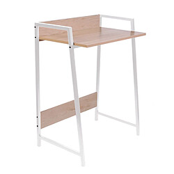 The Home Deco Factory Bureau design scandinave Gemini - L. 64 x H. 54 cm - Blanc