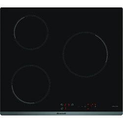 Table de cuisson induction 60cm 3 feux 4600w noir - bpi6310b - BRANDT