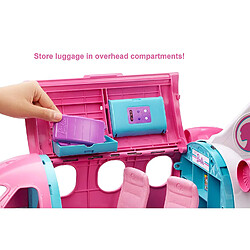 Barbie Mobilier coffret poupée pilote et son Avion de Rêve, avec mobilier, rangements et plus de 15 accessoires, jouet pour enfant, GJB33