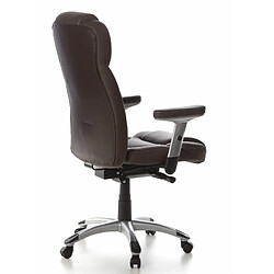 Siège de bureau / Fauteuil de direction EMBASSY 200, simili cuir marron hjh OFFICE pas cher