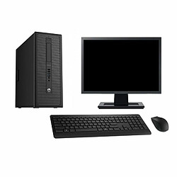 PC Tour HP 800 G2 Ecran 27" Intel i3-6100 RAM 32Go Disque Dur 1To Windows 10 Wifi - Occasion