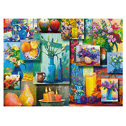 Ravensburger Puzzle Premium de 2000 Pièces Softclick Thème Art-Contemporain Still Life Beauty Multicolore