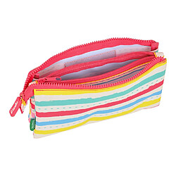 Trousse d'écolier Benetton Rayitas Multicouleur (22 x 12 x 3 cm)