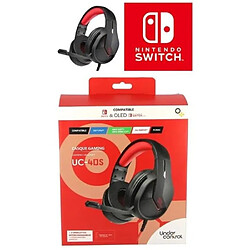 Casque PC Gamer Pro Nintendo Switch Pro-SH3 Rouge - Under Control