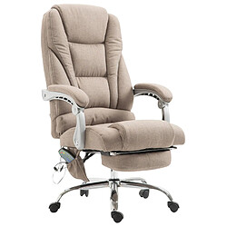 Non Chaise de bureau en tissu Pacific avec fonction massage 