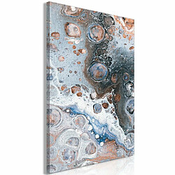 Paris Prix Tableau Imprimé Blue Sienna Marble 80 x 120 cm 