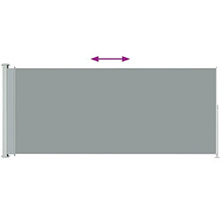 Avis Maison Chic Auvent latéral rétractable de balcon | Store extérieur | Auvent solaire de patio 180x500 cm Gris -GKD78980