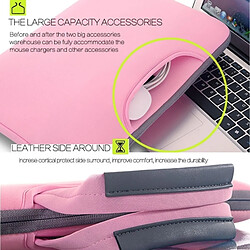 Wewoo Sacoche pour ordinateur portable vert MacBook Air / Pro, Lenovo et autres ordinateurs portables, Taille: 34x25.5x2.5cm 13.3 pouces sac à main perméable à l'air pas cher