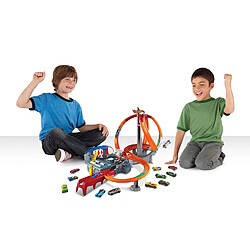 Hot Wheels- Spin Storm Track Set, CDL45, Multicolore