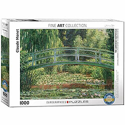 Eurographics La passerelle japonaise par claude Monet (1000 piAces) Puzzle (6000-0827) Vert 