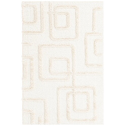 Hadorn Tapis shaggy 245x160 Blanc Thun Artem