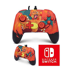 Power A Manette filaire SWITCH Pokémon Charizard Vortex Officielle Nintendo avec Câble USB détachable+ CASQUE SWITCH ROUGE NOIR