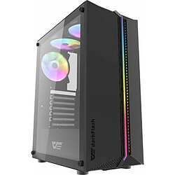 Computer case Darkflash DK151 LED with 3 fan (black) 