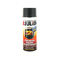 Peinture aérosol Julien hautes températures noir 400ml