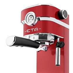 Avis Eta Storio 6181 Machine Expresso 1350W 0.75L Acier Inoxydable Réutilisable Programmable Rouge