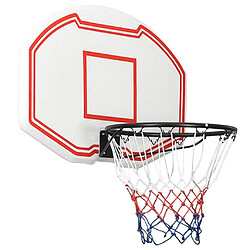 vidaXL Panneau de basket-ball Blanc 90x60x2 cm Polyéthylène 