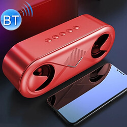 Wewoo Mini enceinte Bluetooth Haut-parleur pour mini-carte portable S6 (rouge) 