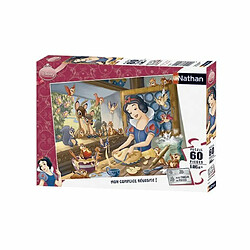 Ludendo Puzzle 60 Pièces Nathan - Blanche-Neige fait de la Pâtisserie