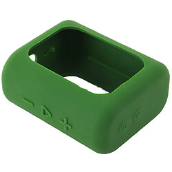 JBL GO 3 Kleine Bluetooth-Box Reise-Gel-Silikonhülle Weiches Leder Wasserdichte Gummi-Tragetasche(Vert foncé)