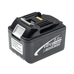 vhbw Batterie compatible avec Makita TD145DRFXB, TD145DRFXL, TD145DRFXP outil électrique (9000 mAh, Li-ion, 18 V, 5 cellules)