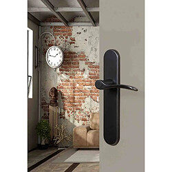 Easy k Poignées de porte EASY-K Ersa sans perçage noires 220x40mm