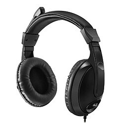 Adesso Xtream H5, Multimedia Headset with Microphone, 3.5mm Audio Port