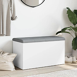 Avis Maison Chic Banc de rangement | Meuble de rangement d'Entrée | Coffres d'Intérieur blanc 82x42x45 cm bois d'ingénierie -MN91562