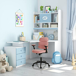 Chaise pivotante pour des enfants KID ERGOLINO B Rose hjh OFFICE pas cher