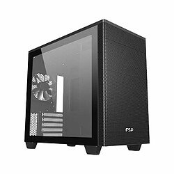 FSP CST360B Boîtier Pc Boîtier Moyen Tour Gaming FSP CST360B avec Fenêtre Latérale et 2 ventilateurs