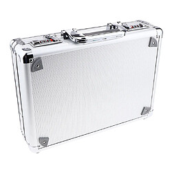 Mallette de Rangement Ciseaux en Aluminium Organisateur pour Salon de Coiffure Ciseaux Peigne Brosses de Maquillage