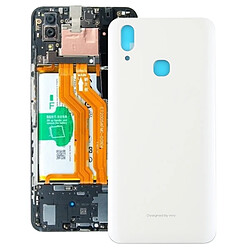 Wewoo Coque arrière Couverture arrière avec trou pour Vivo X21 blanc