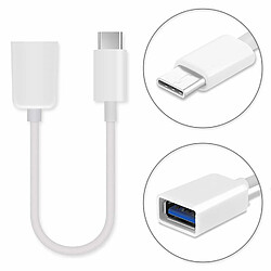 INECK® Adaptateur USB C vers USB 3.0 Câble OTG Type C pour MacBook Pro 2017, Samsung S9 S8 Note 8 A5 2017, Huawei P20 Mate 10, Honor 9 8, Oneplus 5T, Xiaomi Mi A1, Nexus 6P