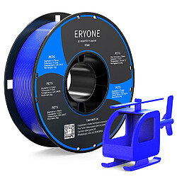 None Filament PETG ERYONE pour imprimante 3D 1,75 mm Tolérance 0,03 mm 1 kg/bobine - Bleu