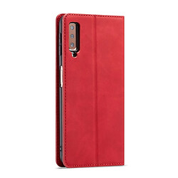 Avis Etui en PU rouge pour votre Samsung Galaxy A7 (2018)