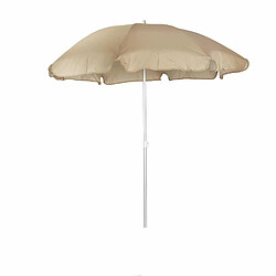 Parasol de Jardin Chillvert Gandía Aluminium Fixe Ø200 cm Camel