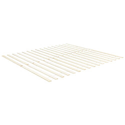 Beliani Lit double 140 x 200 cm en bois clair TANNAY pas cher